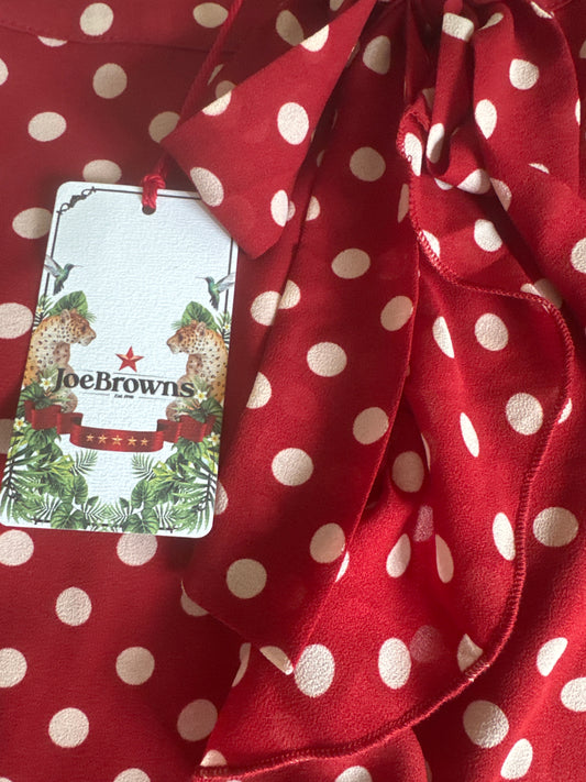 Joe Browns New with tags red &white polka dot skirt Size 10