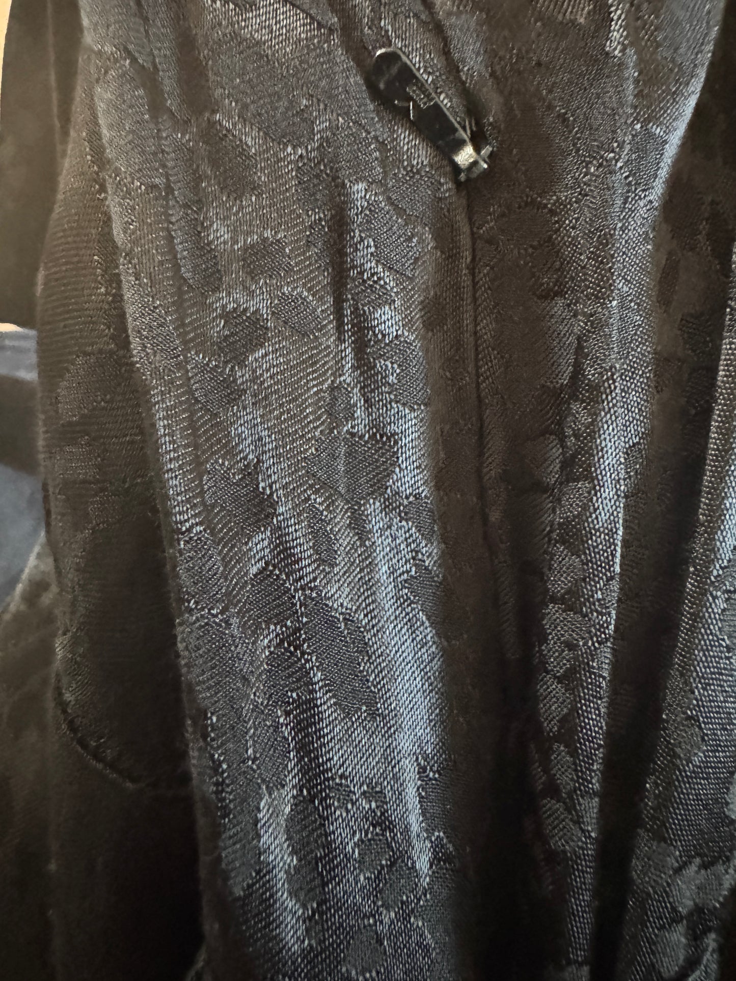 Nobody's Child Pre Loved Black Jacquard Dress