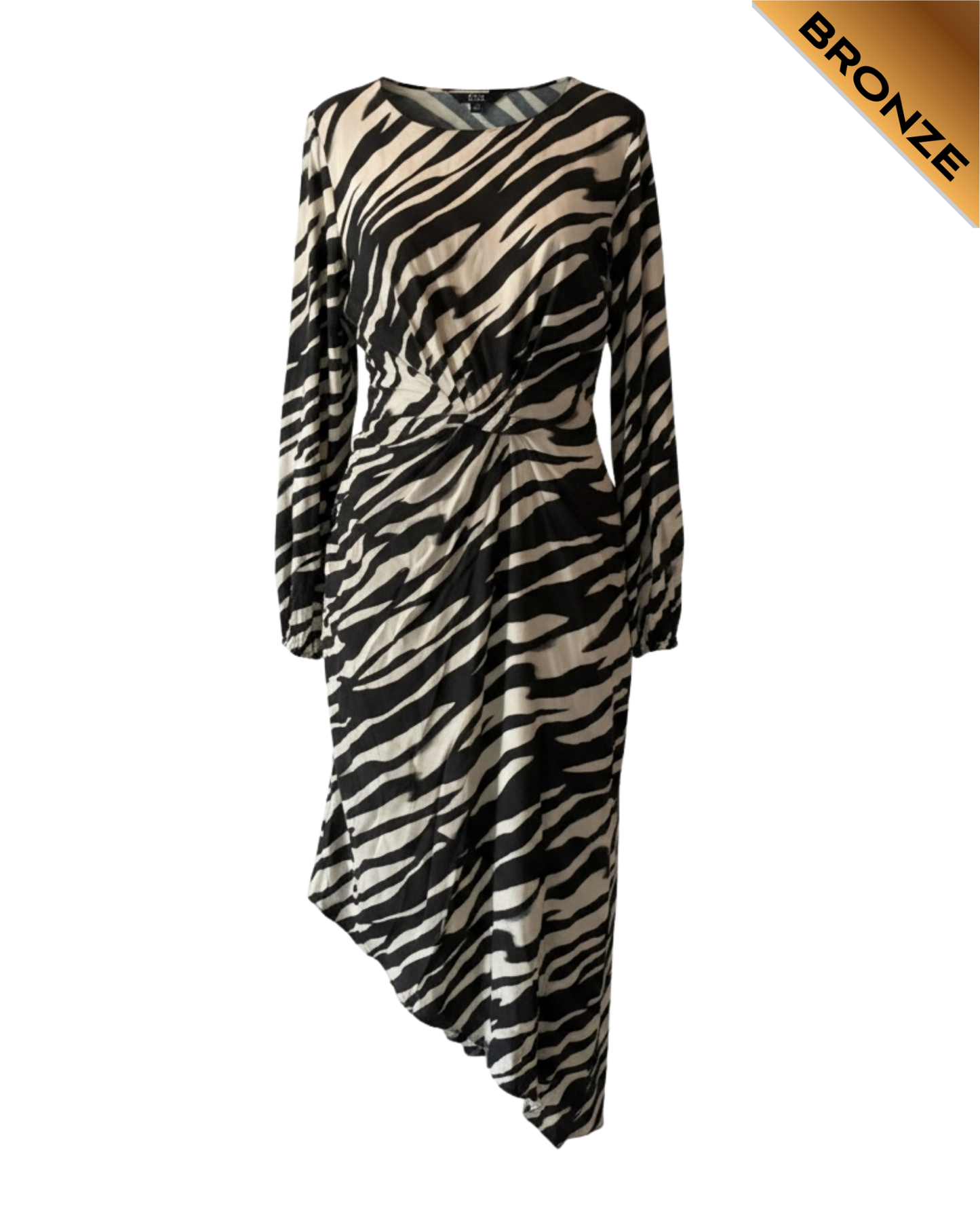 Lipsy Pre Loved zebra print midi dress