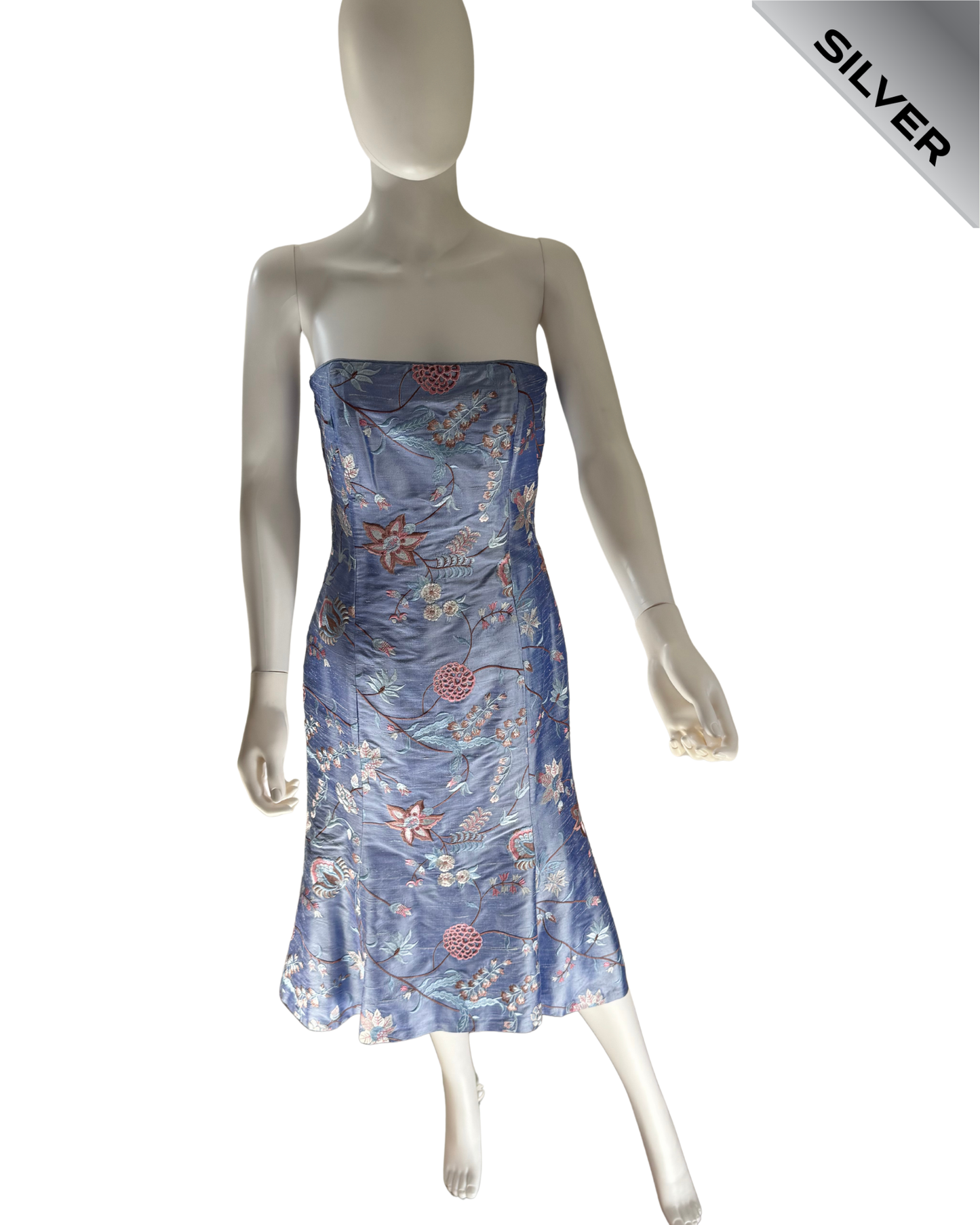Paule Vasseur Pre Loved Silk Floral Dress