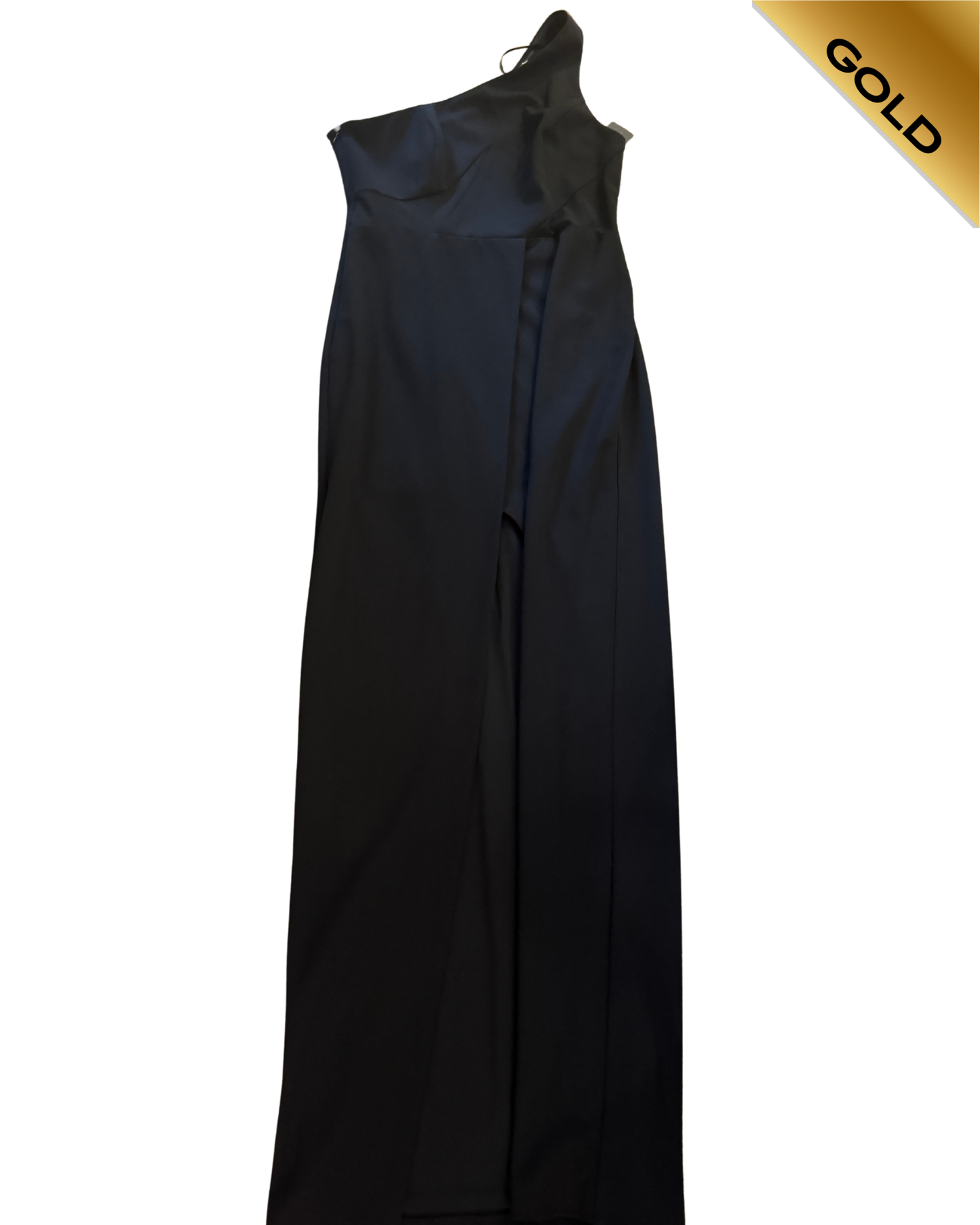 ADRIANNA PAPELL knit crepe long dress