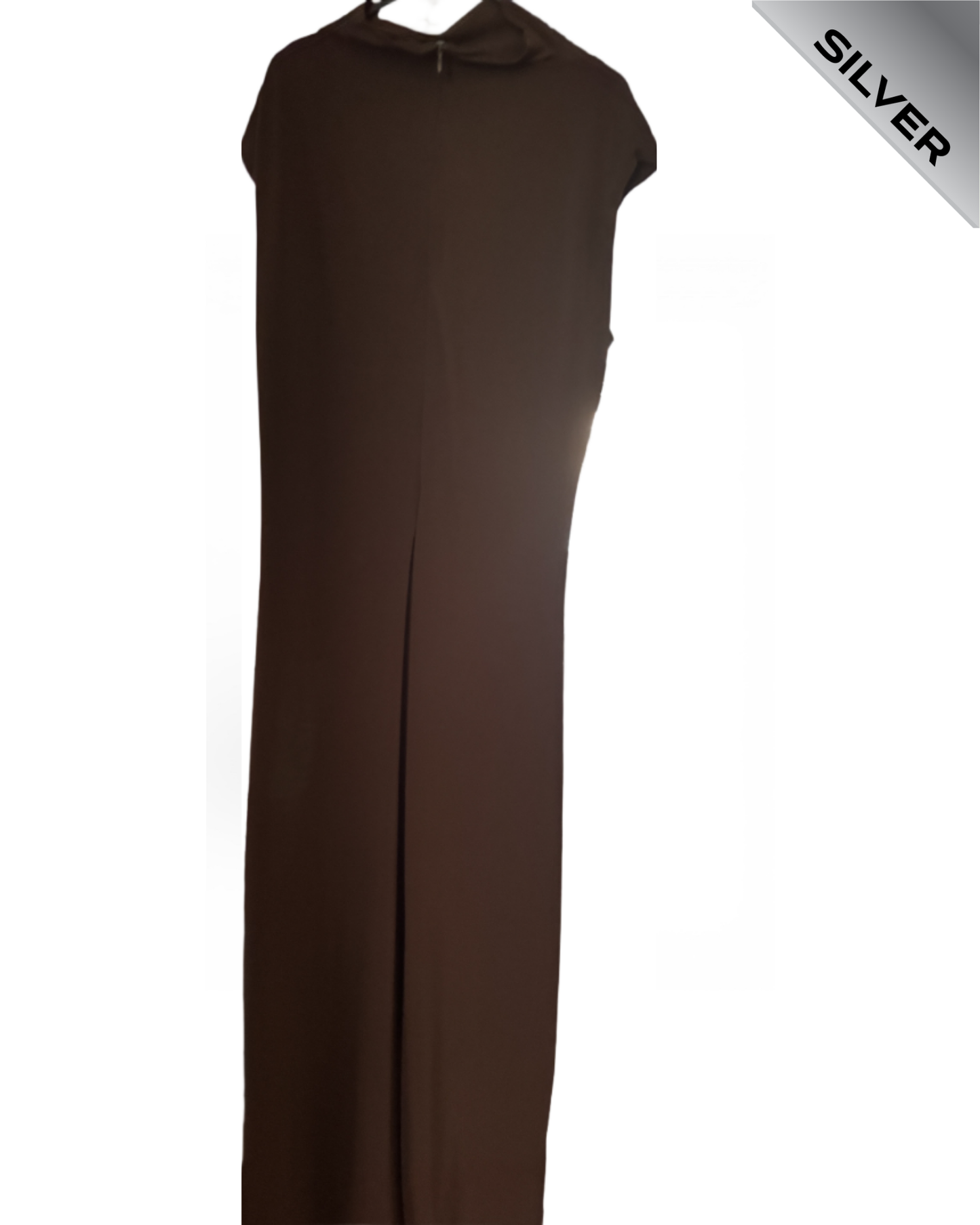 Zara long brown maxi dress pre loved