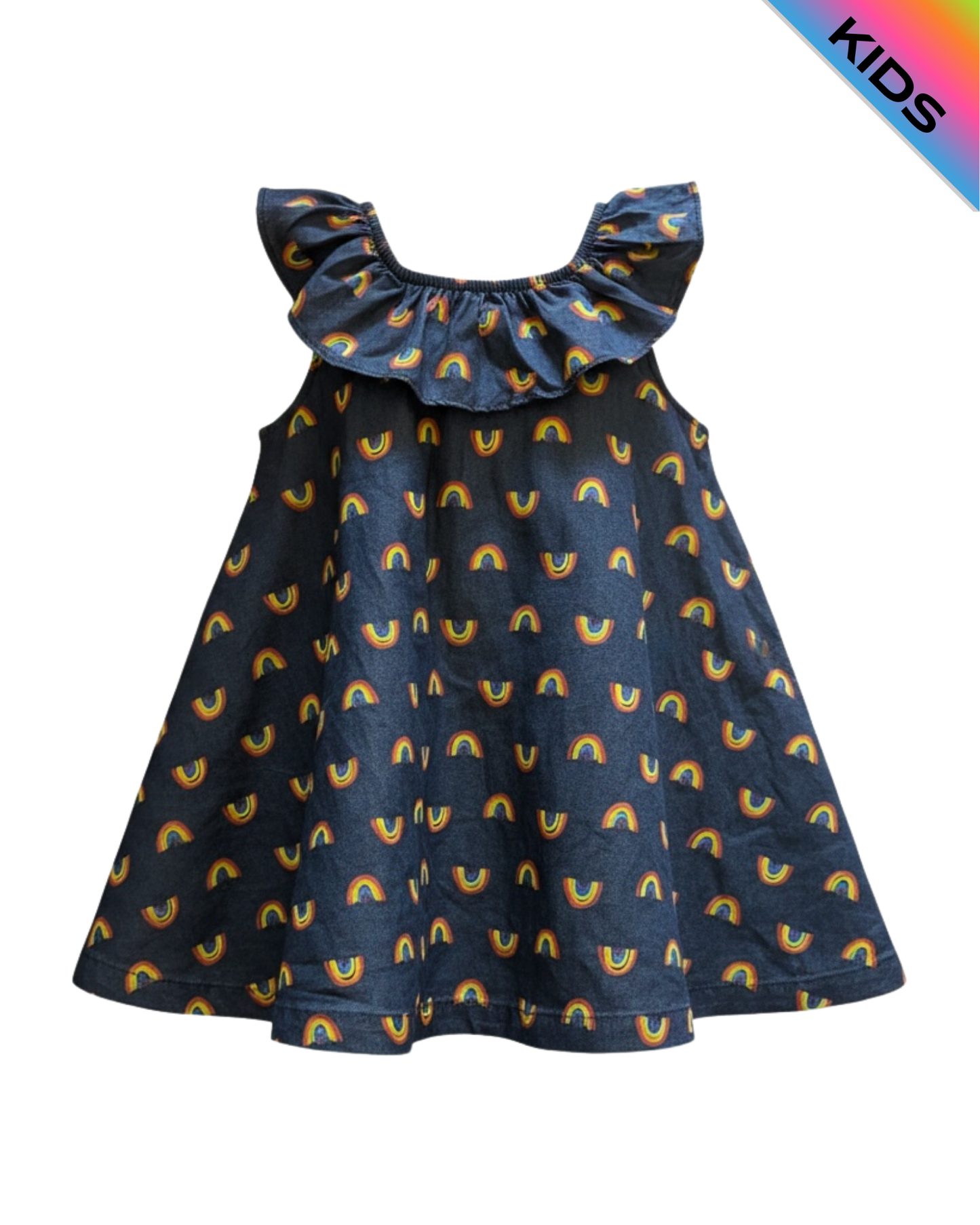 KIDS Pre Loved Stella McCartney rainbow dress