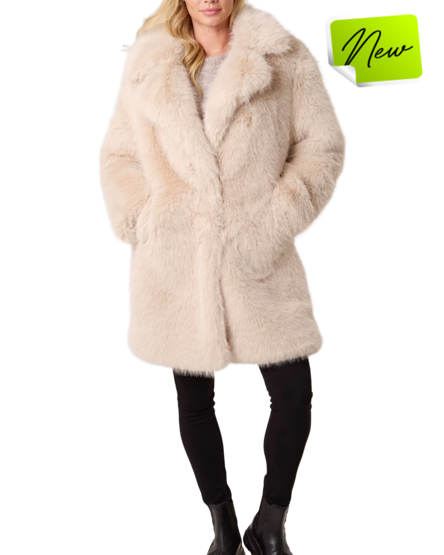 Faux Fur Teddy Bear Style Coat