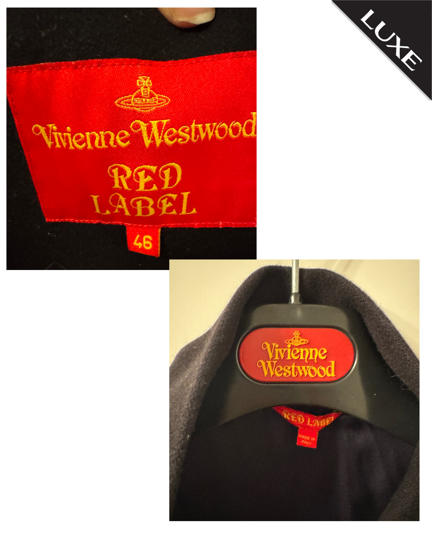 Vivienne Westwood Red Label pre loved overcoat