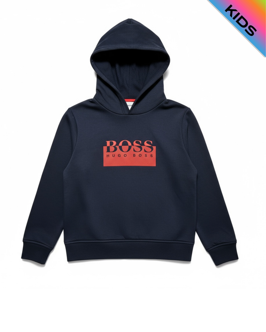 KIDS BOSS Hugo Boss re loved navy hoody
