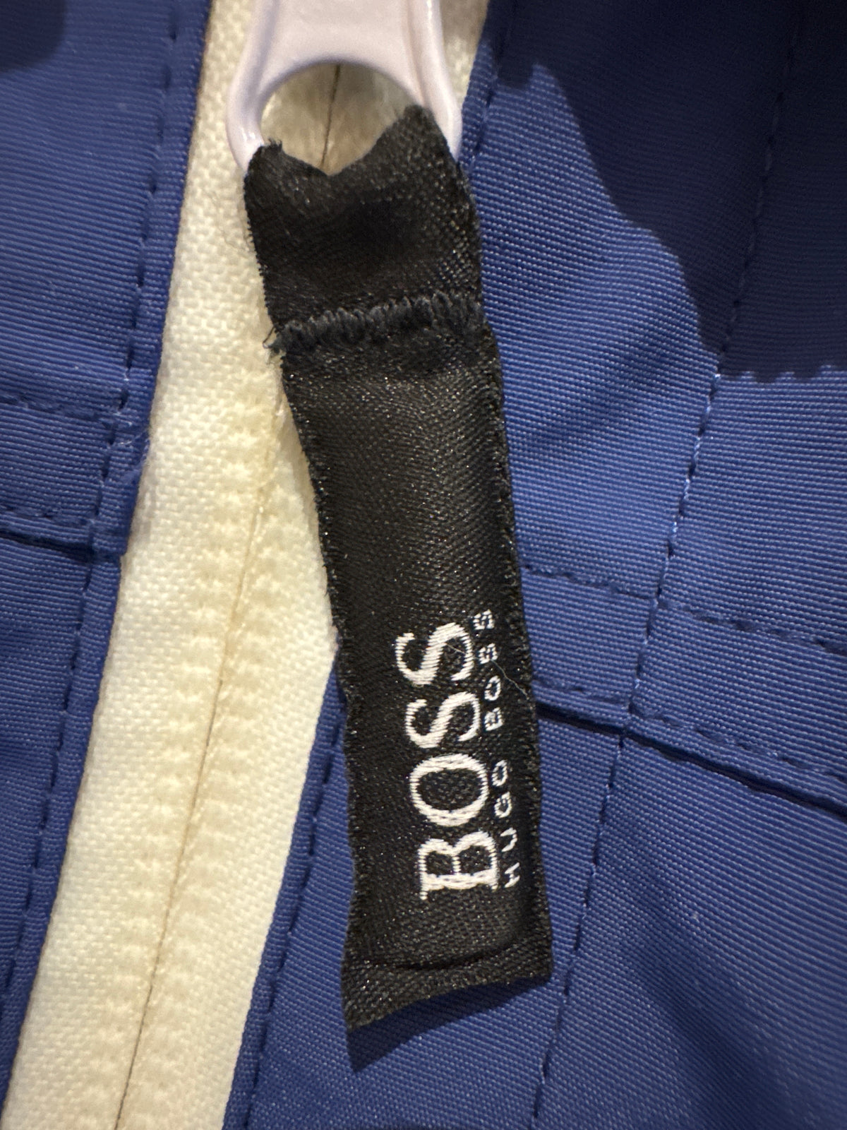 KIDS Boss pre loved blue raincoat with hood age 8 years