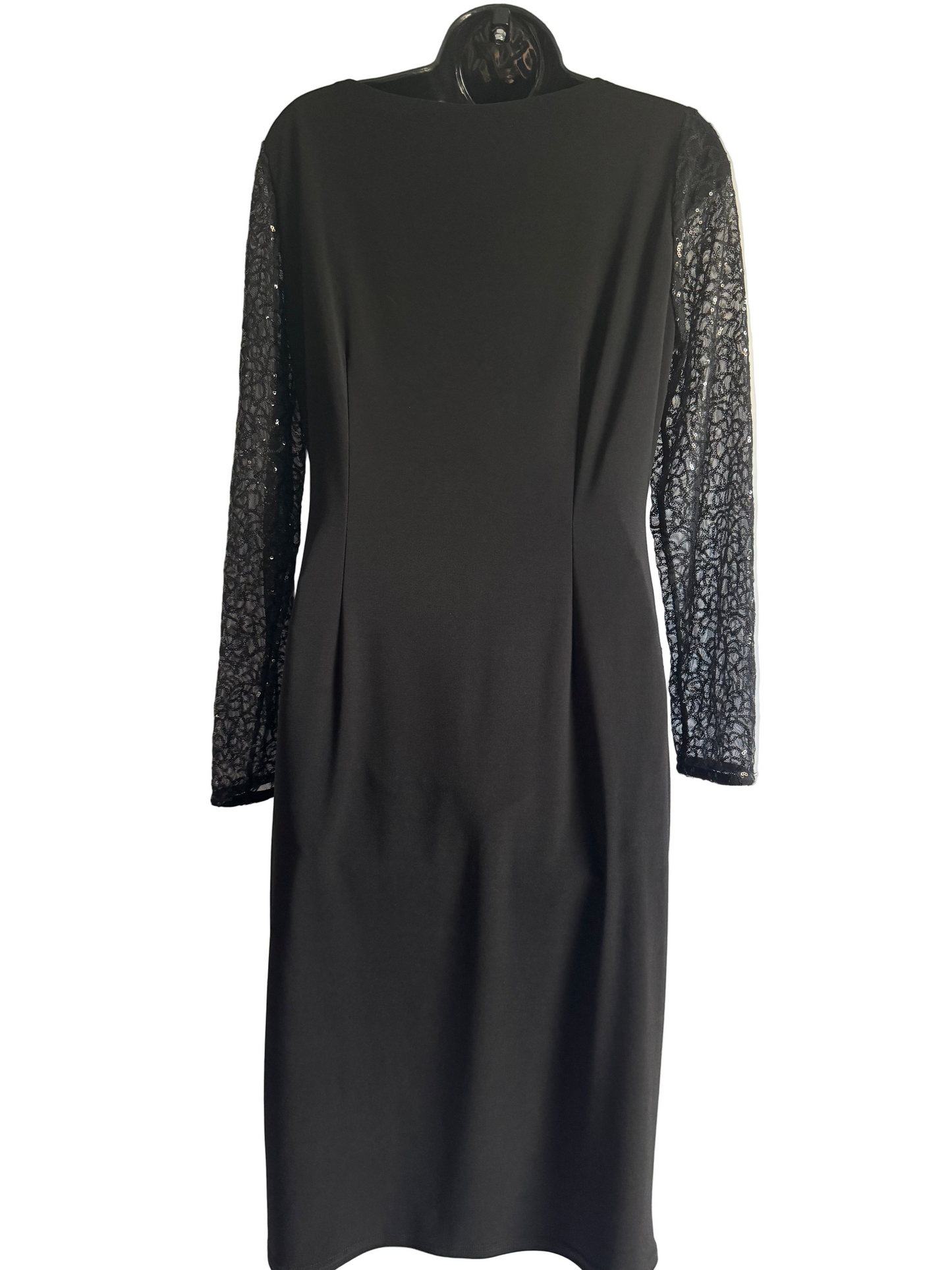 Michaela Louisa pre loved black detail dress