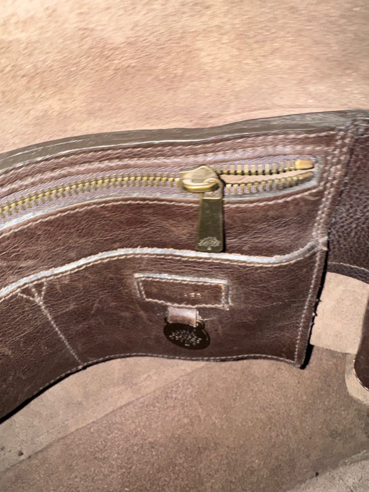 Mulberry Pre Loved Bayswater Handbag & Purse