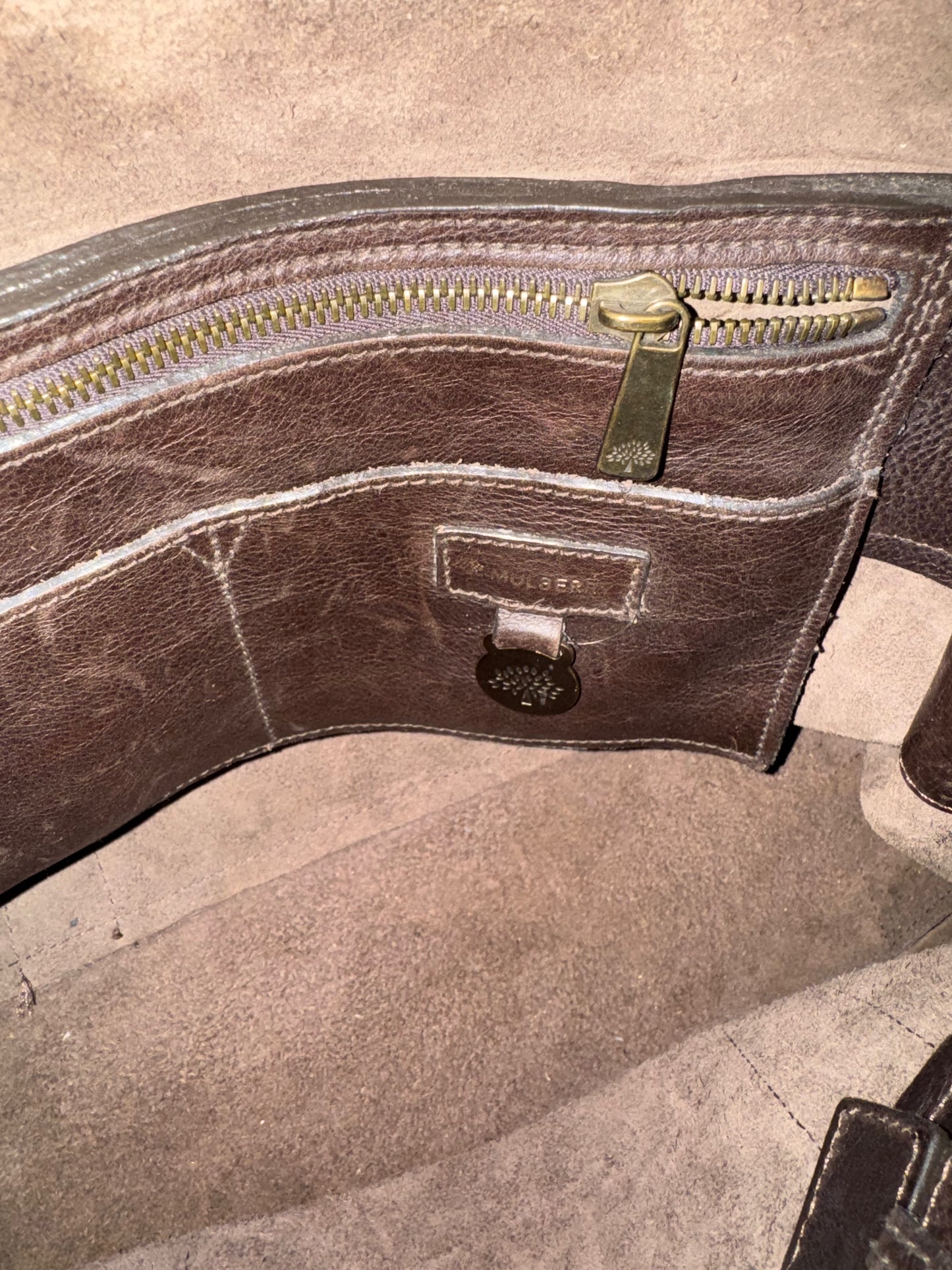 Mulberry Pre Loved Bayswater Handbag & Purse