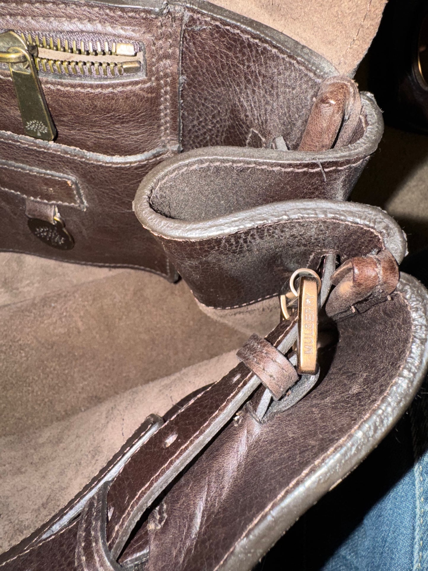 Mulberry Pre Loved Bayswater Handbag & Purse