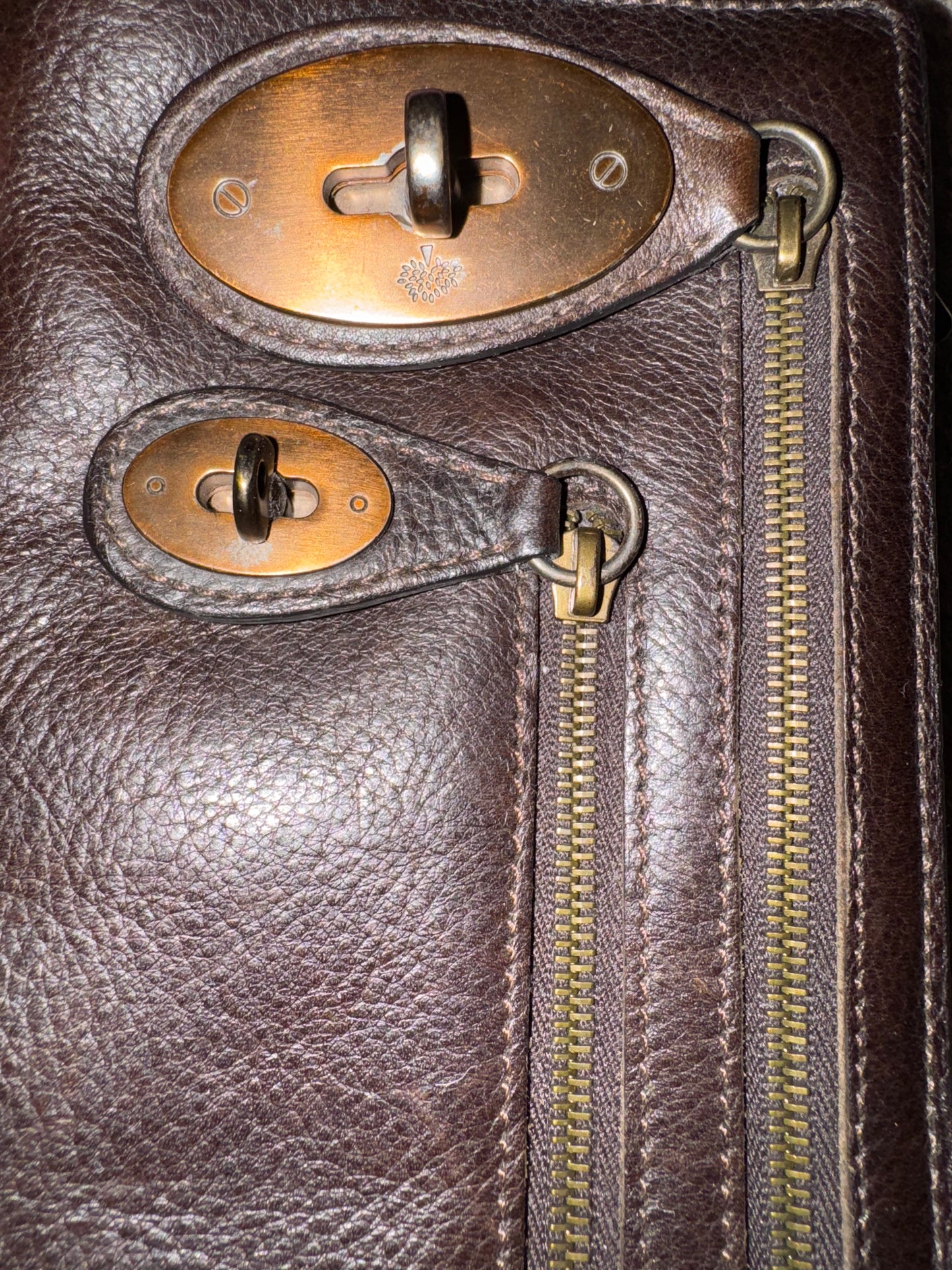 Mulberry Pre Loved Bayswater Handbag & Purse