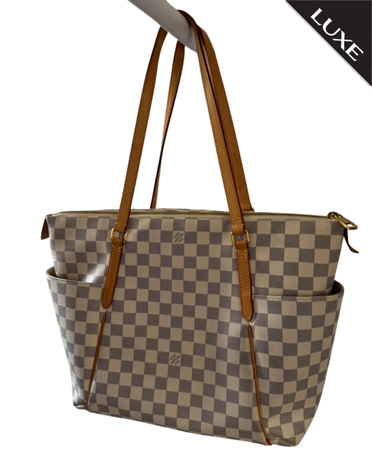 Louis Vuitton pre loved damier azur totally GM bag