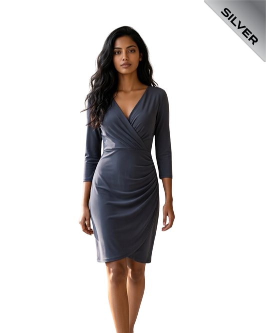 Lauren Ralph Lauren rouched dress