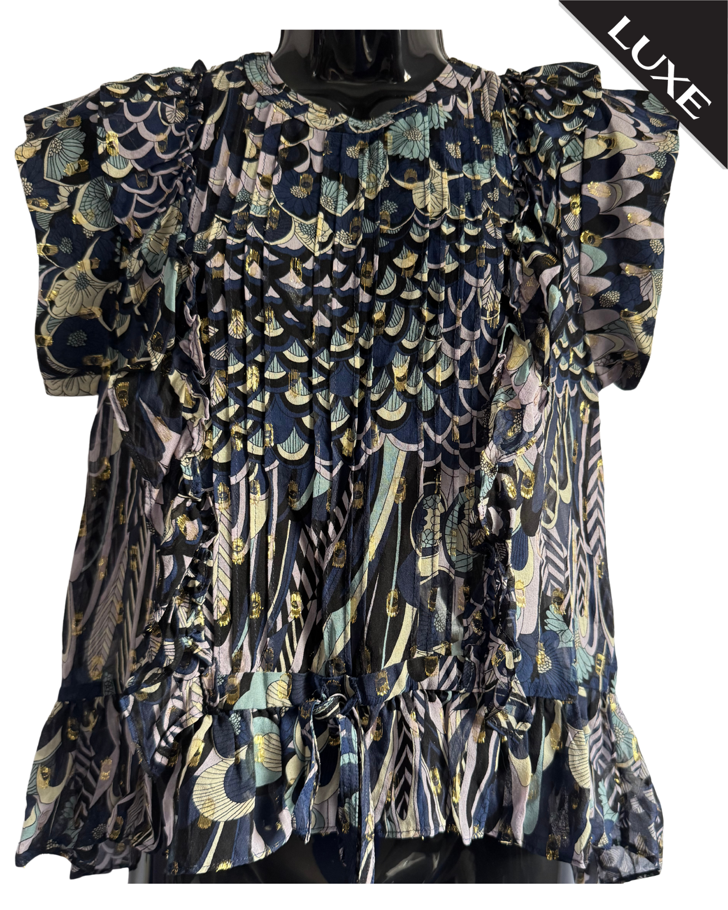 Zadig & Voltaire Pre Loved  Toundra Lurex blouse