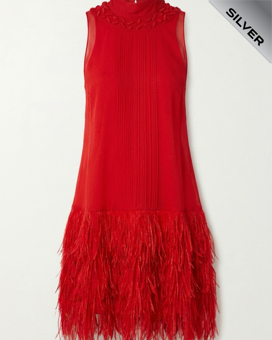 Aftershock London  Pre loved fringed bottom dress  Size Small