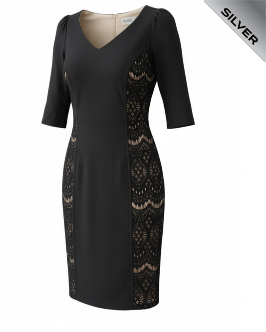 Alice By Temperley black pencil style dress