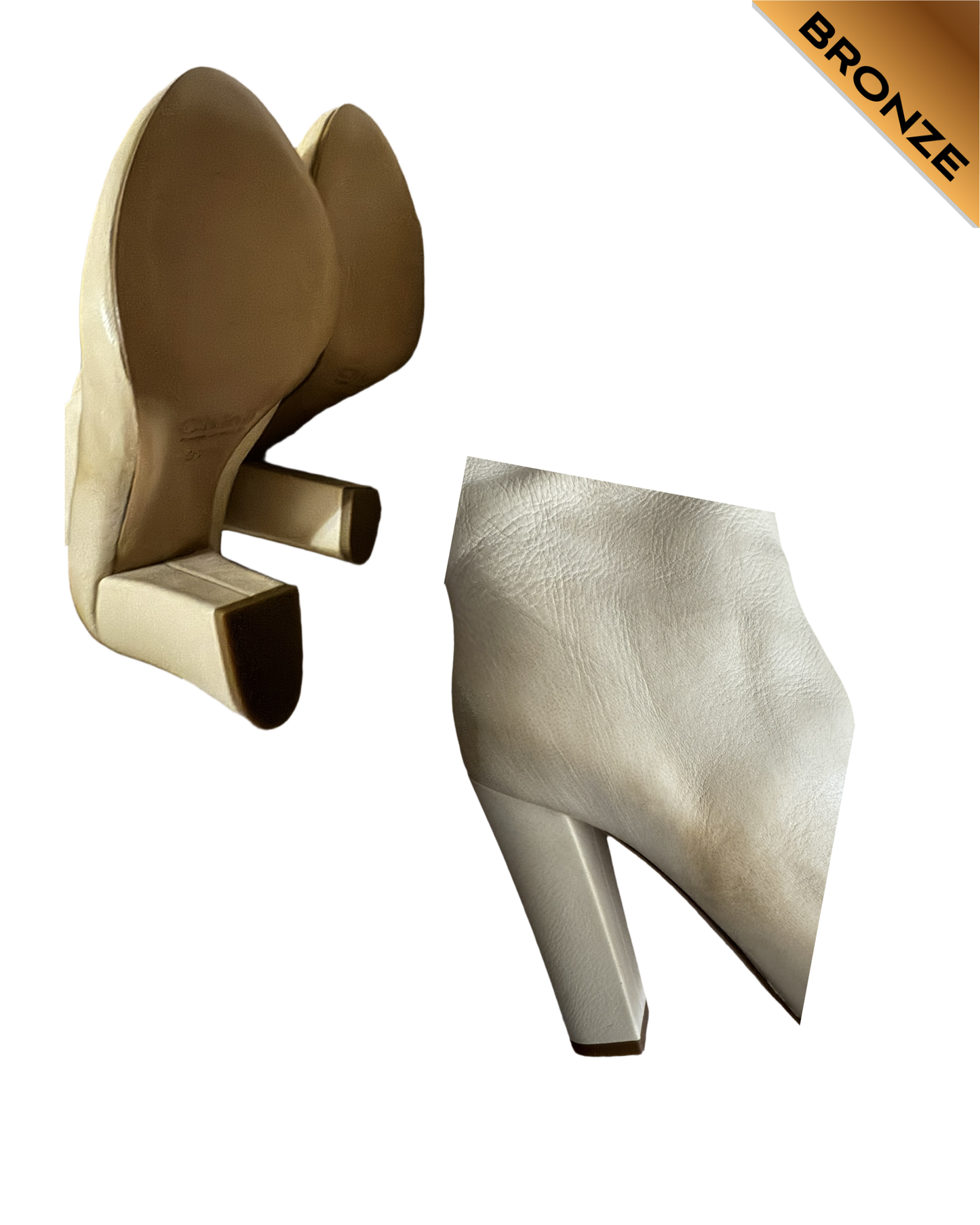 Chloe pre loved cream boots