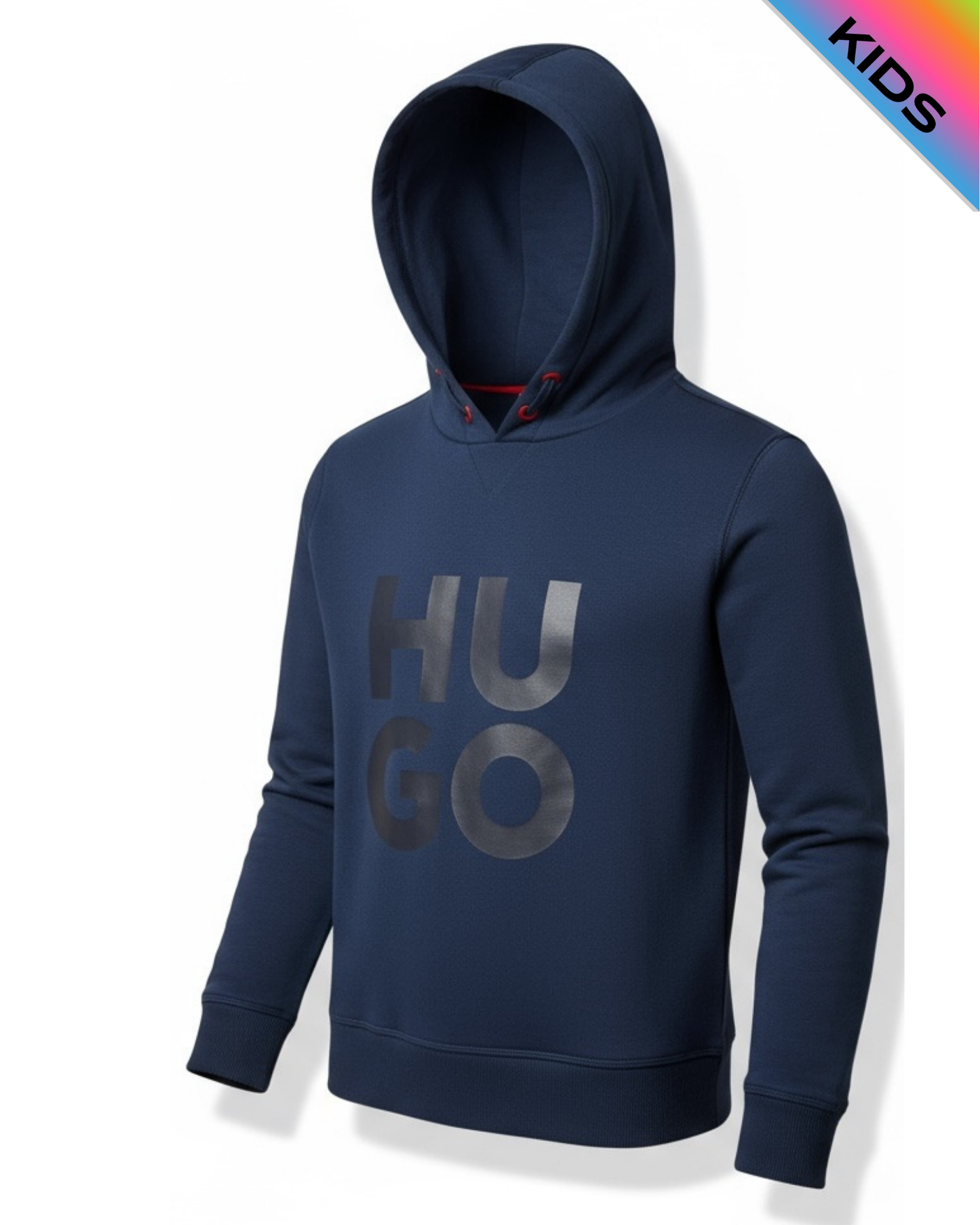 KIDS HUGO Pre Loved, NEW logo hooded sweatshirt