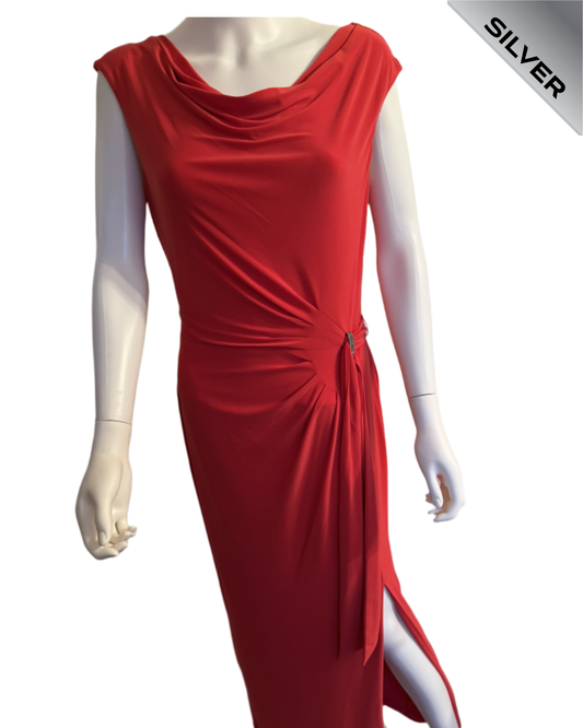 LAUREN Ralph Lauren Pre Loved Red Evening Dress