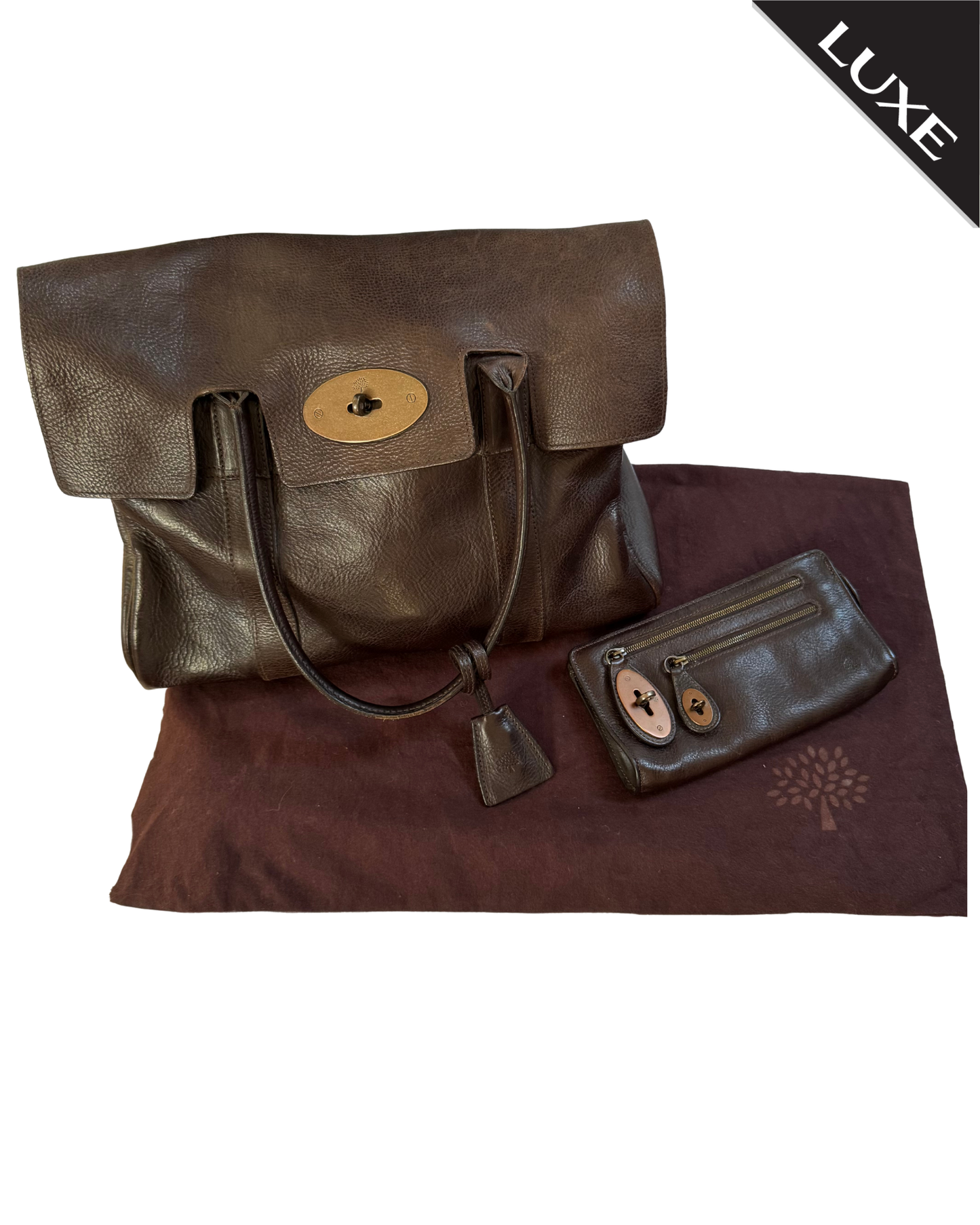 Mulberry Pre Loved Bayswater Handbag & Purse