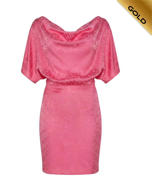 Never Fully Dressed pink jacquard mini dress- New With Tags- Size 8