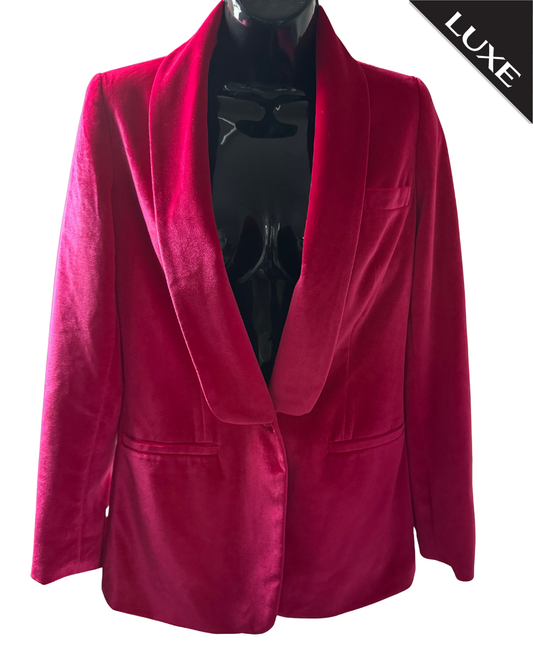 Self Portrait Pre Loved velvet jacket