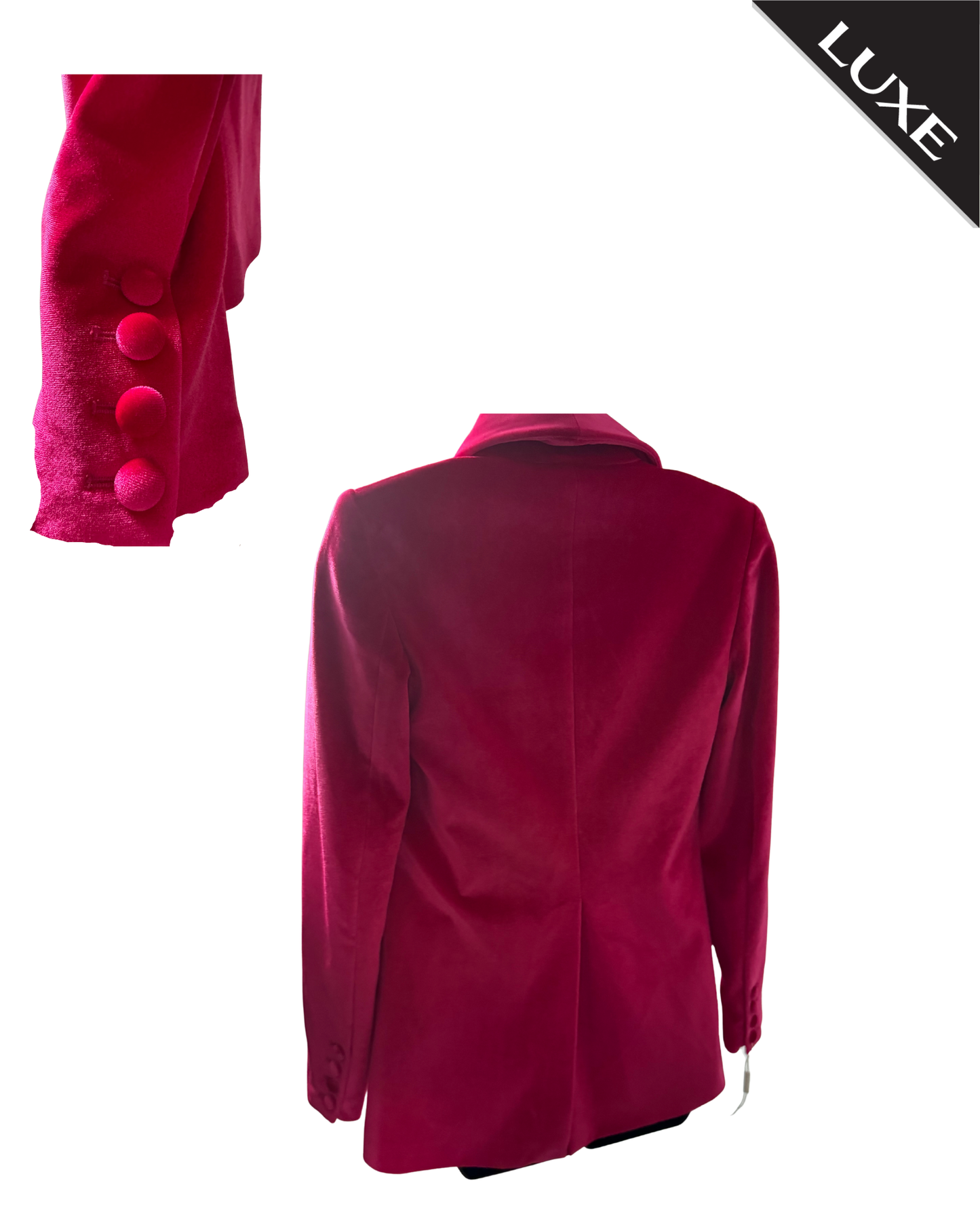 Self Portrait Pre Loved velvet jacket