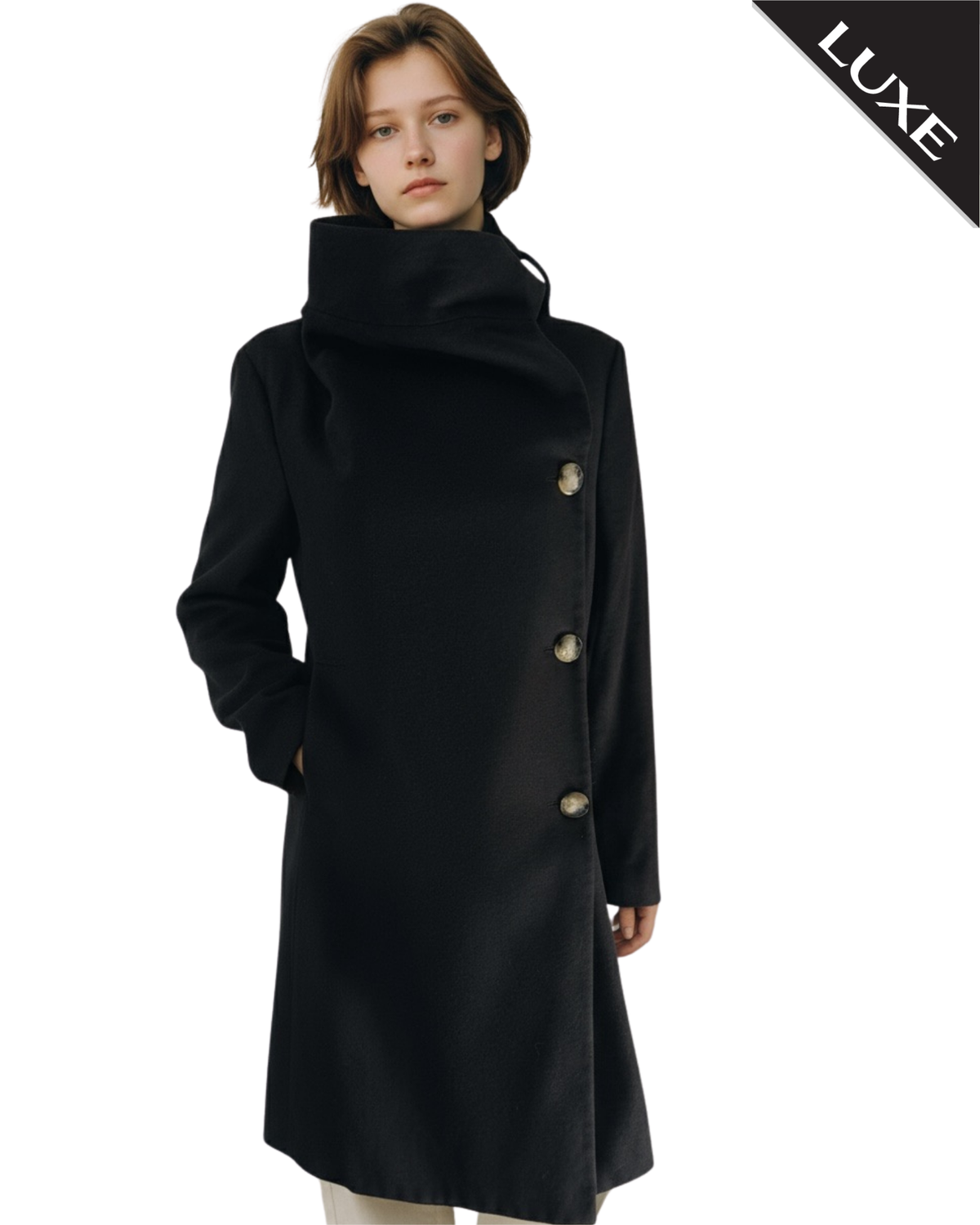 Women's Luxe Vivienne Westwood red label black coat pre loved size 16